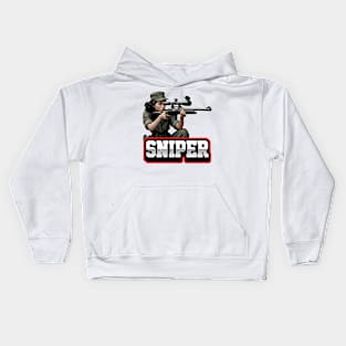 Sniper Girl Kids Hoodie